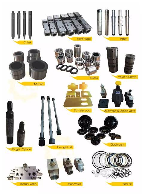 All Type Rock Breaker Parts
